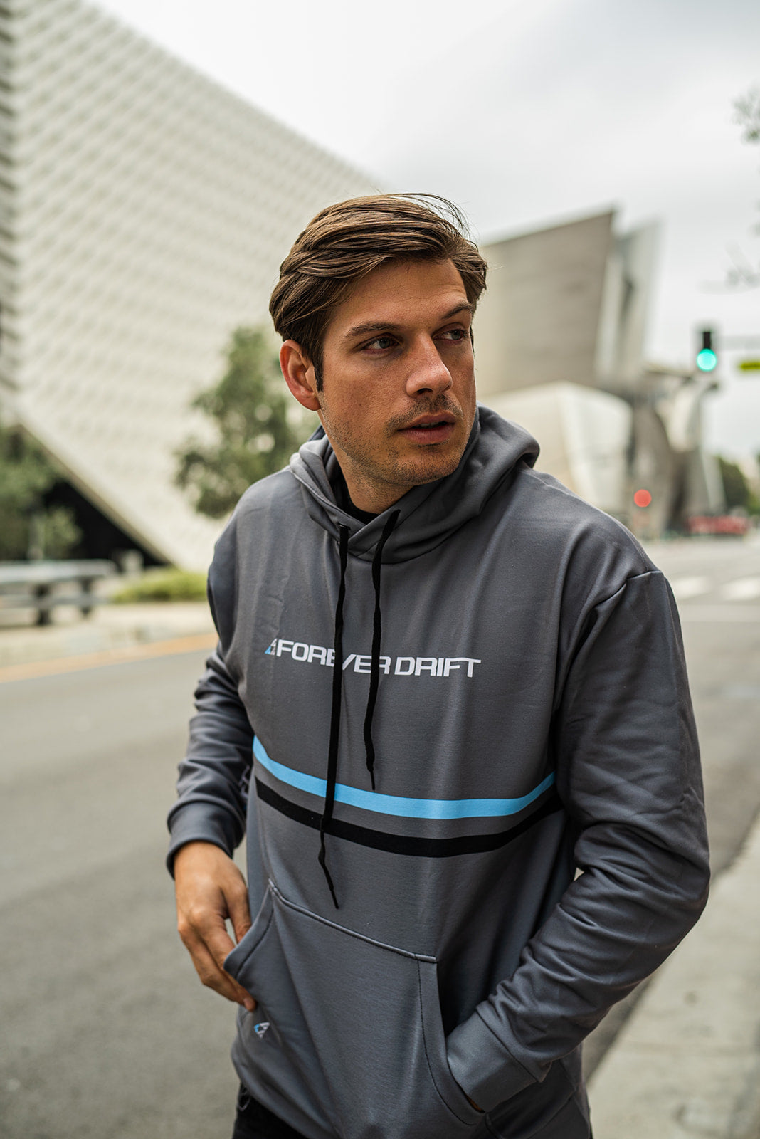 【関税・送料込】(3 colors) Forever lettering accent hoodie Amazon.com: LASFOUR Trendy Hoodies With Words On Back